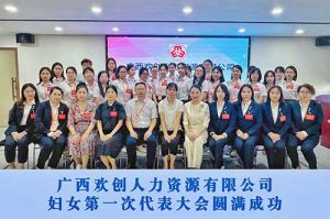 巾帼力量！广西云博在线注册_云博（中国）人力资源有限公司妇女第一次代表大会胜利召开